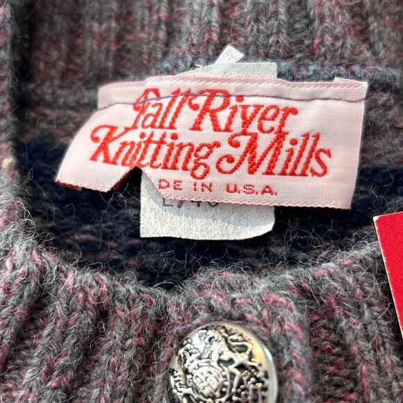 Vintage Shetland Fair Isles Cardigan Swester - Picture 5 of 10